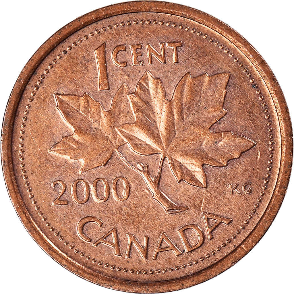 Moneda, Canadá, Cent, 2000