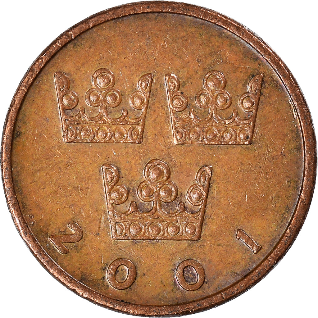 Munten, Zweden, 50 Öre, 2001