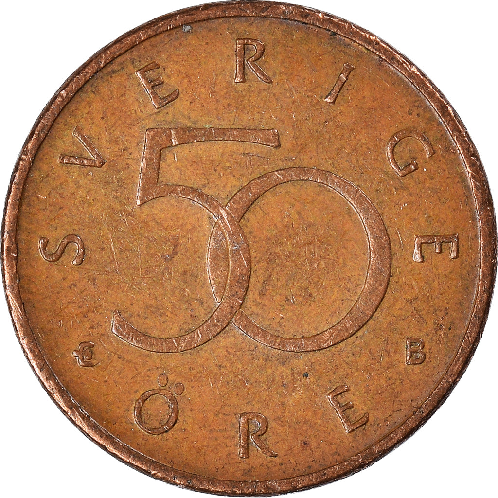 Munten, Zweden, 50 Öre, 2001