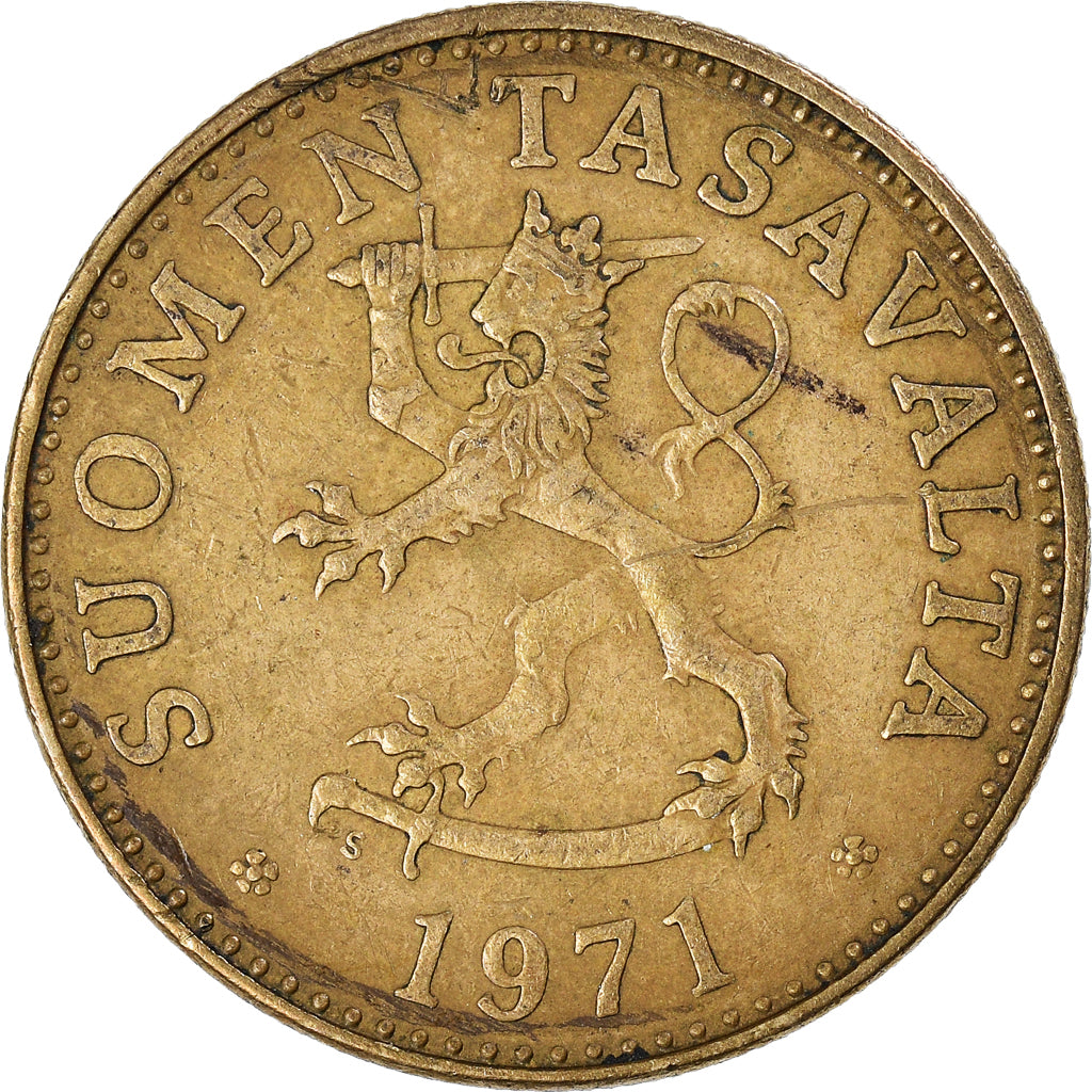 Moneda, Finlandia, 50 Penniä, 1971