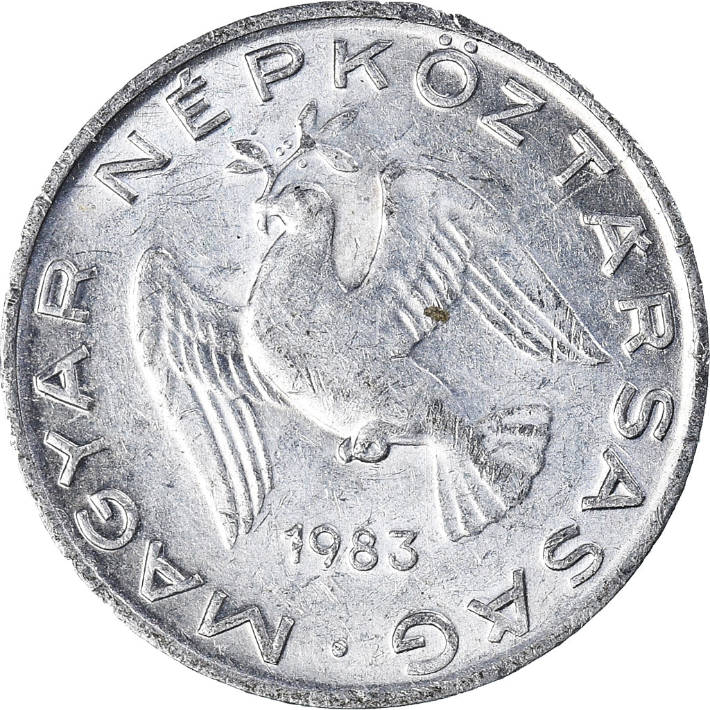 Moeda, Hungria, 10 Filler, 1983