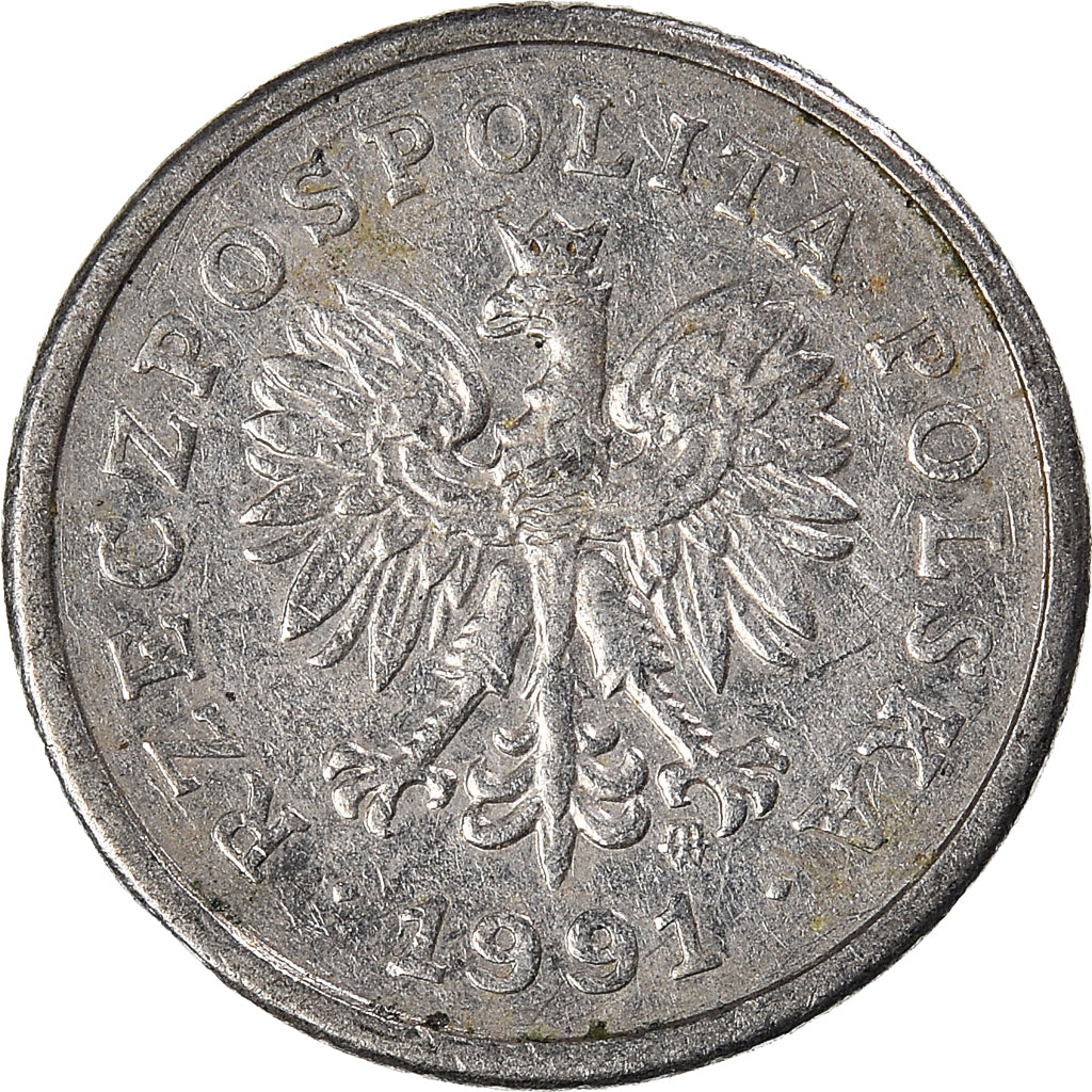 Moneta, Polska, 10 Groszy, 1991