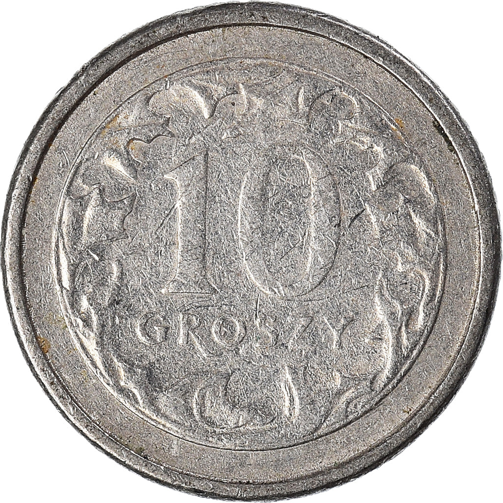 Moneta, Polska, 10 Groszy, 1991
