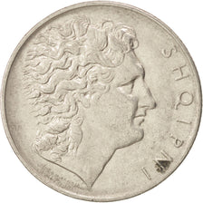 ALBANIA, Lek, 1927, KM #5, EF(40-45), Nickel, 26.7, 8.12