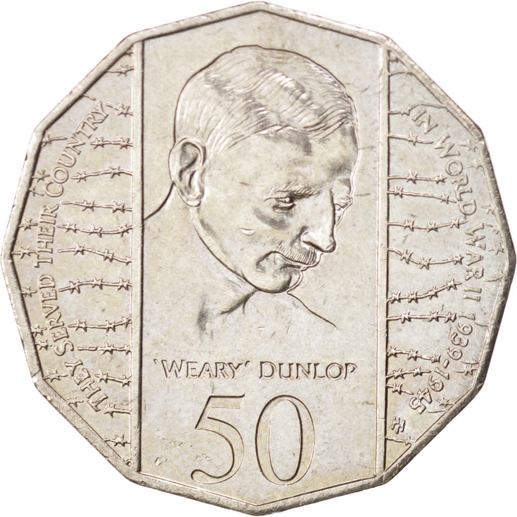 Münze, Australien, Elizabeth II, 50 Cents, 1995, UNZ, Copper-nickel, KM:294