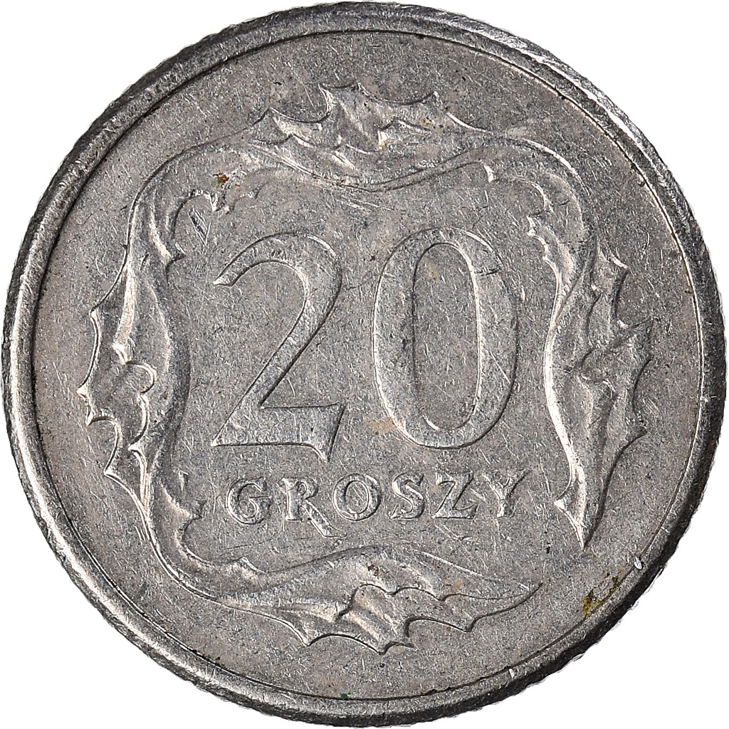 Münze, Polen, 20 Groszy, 1998