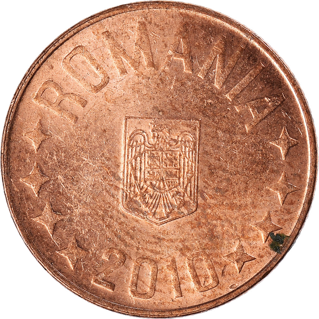 Moeda, Roménia, 5 Bani, 2010