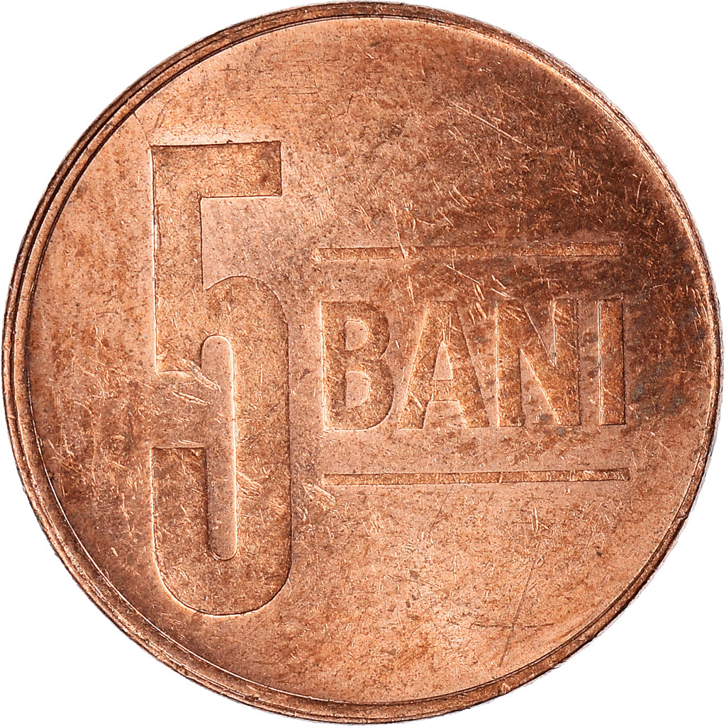 Moeda, Roménia, 5 Bani, 2010