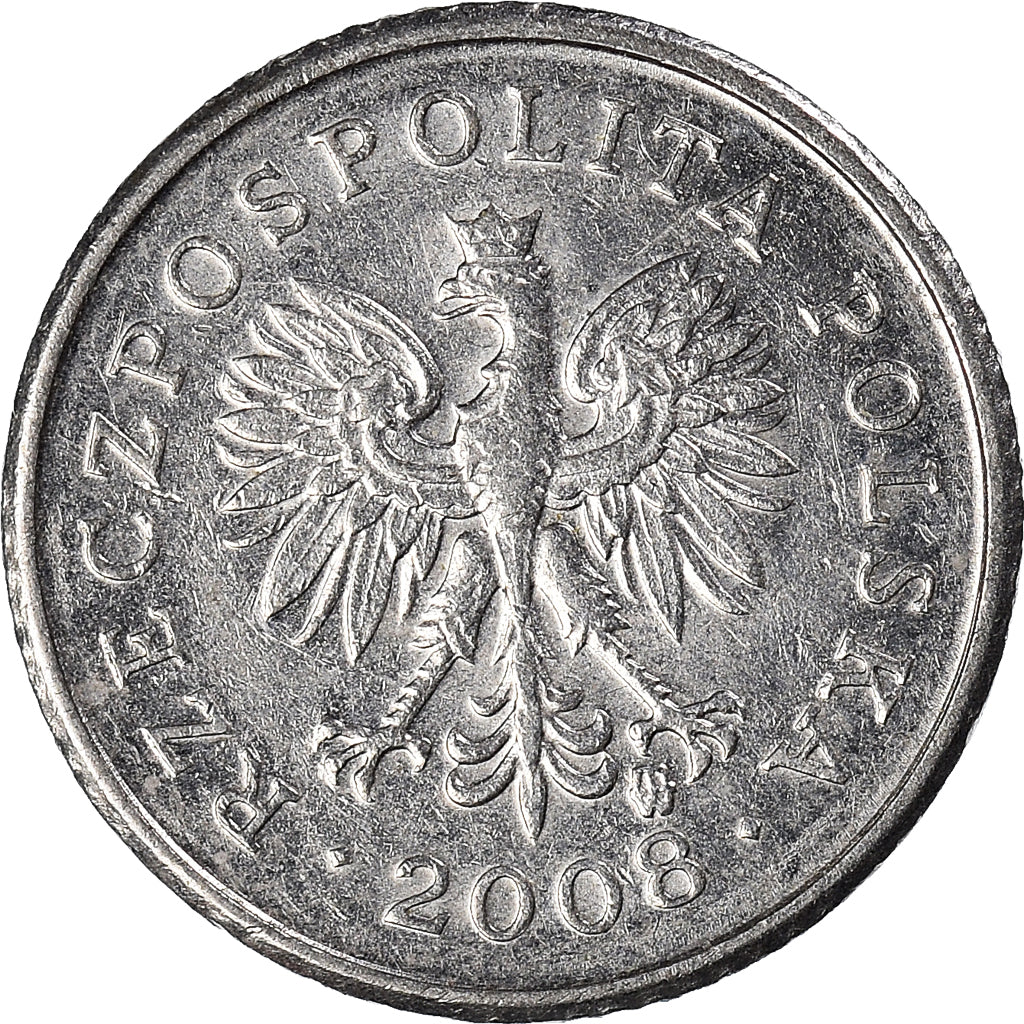 Moneta, Polonia, 10 Groszy, 2008