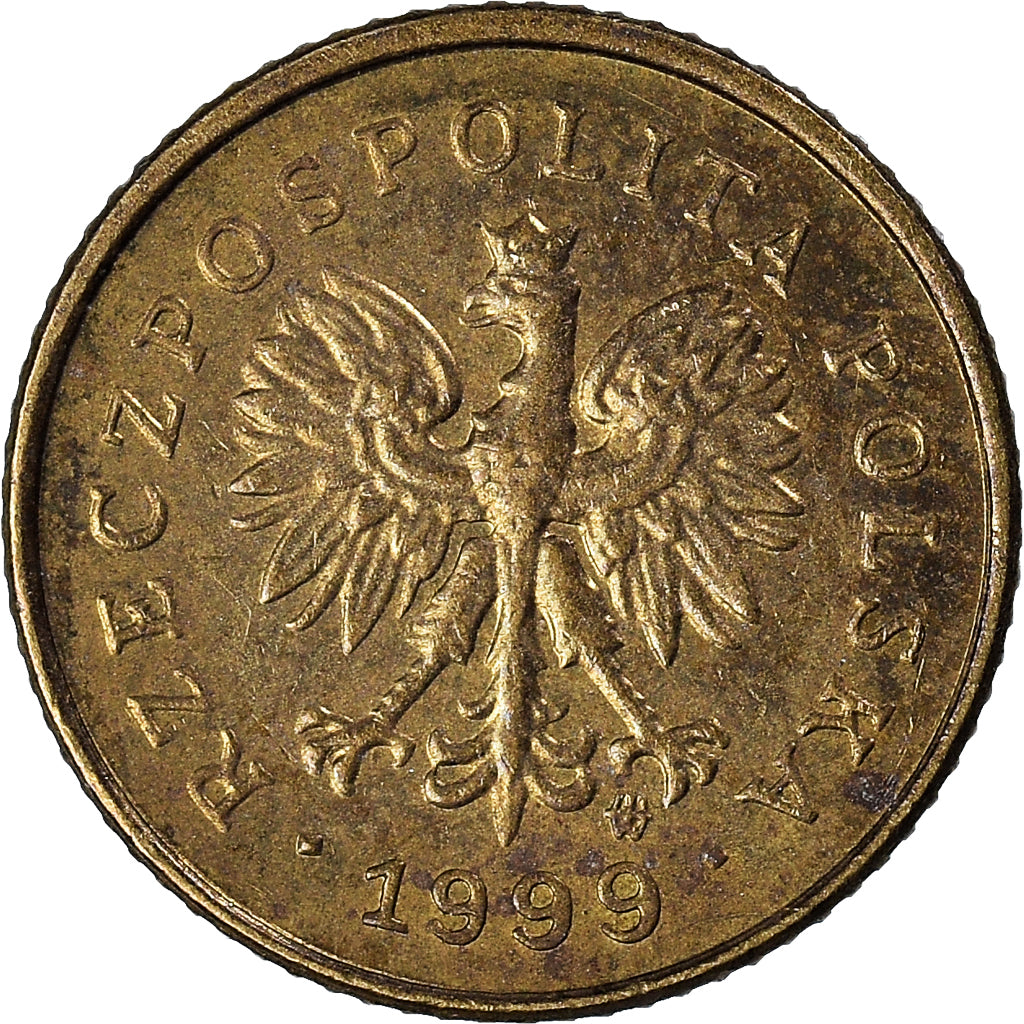 Münze, Polen, Grosz, 1999