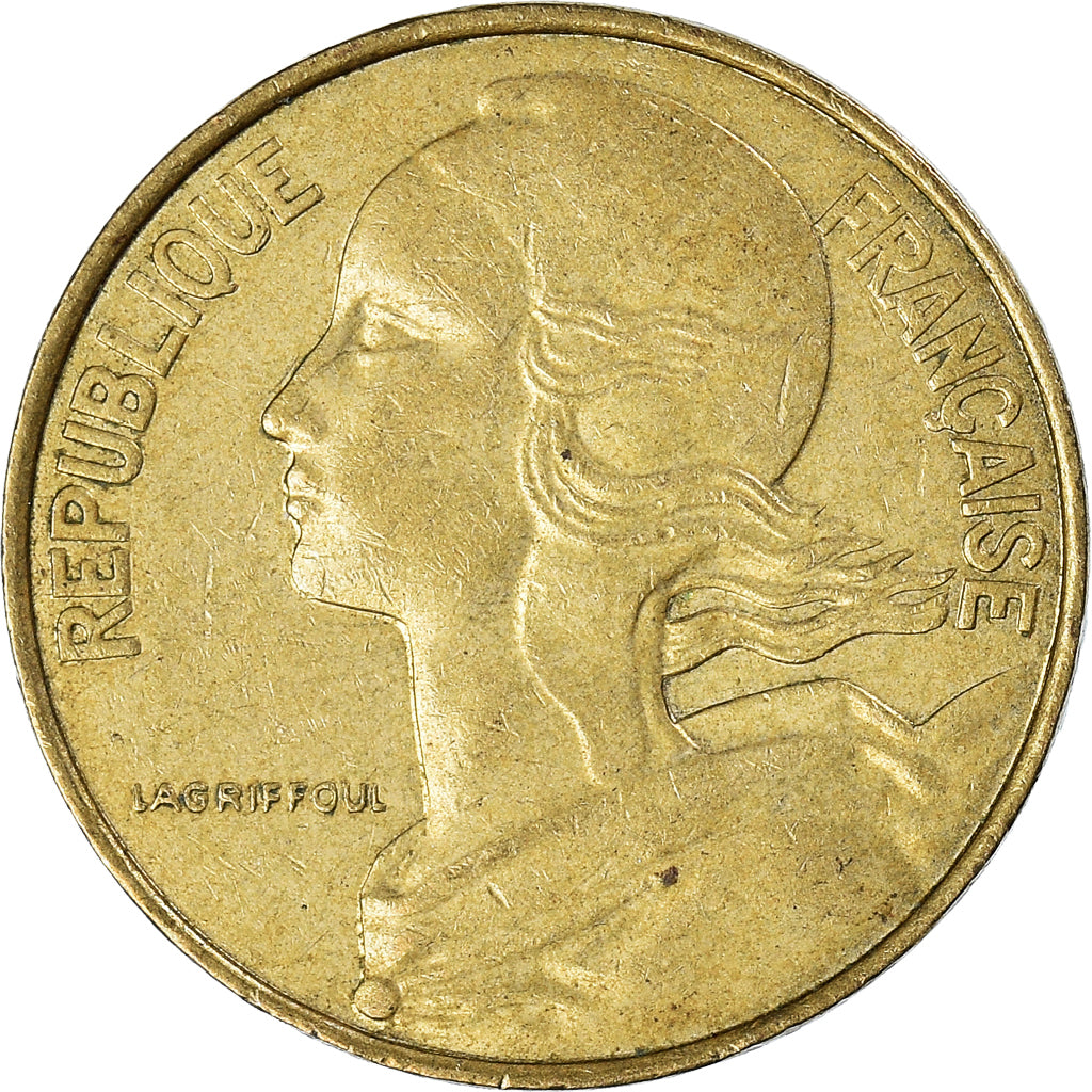 Munten, Frankrijk, 10 Centimes, 1986