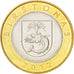 Coin, Lithuania, 2 Litai, 2012, MS(63), Bi-Metallic, KM:112