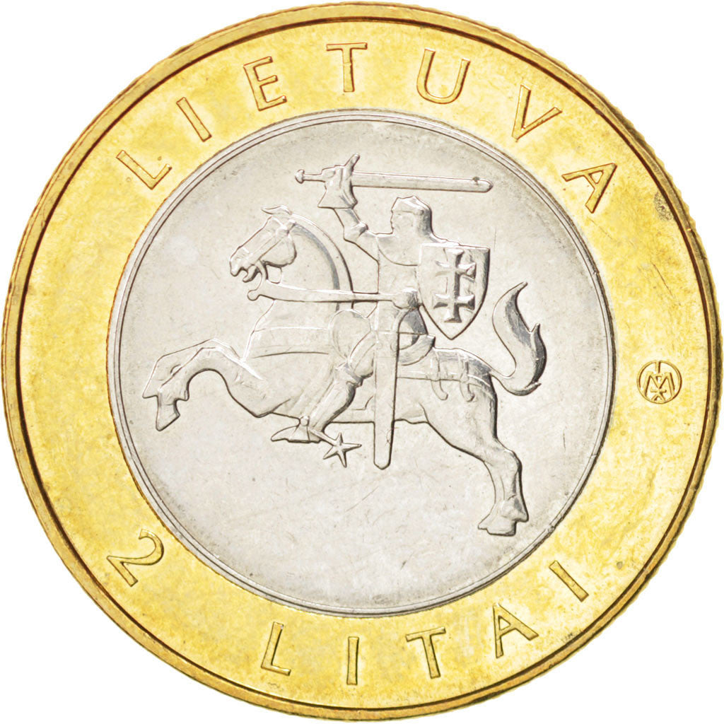 Coin, Lithuania, 2 Litai, 2012, MS(63), Bi-Metallic, KM:112