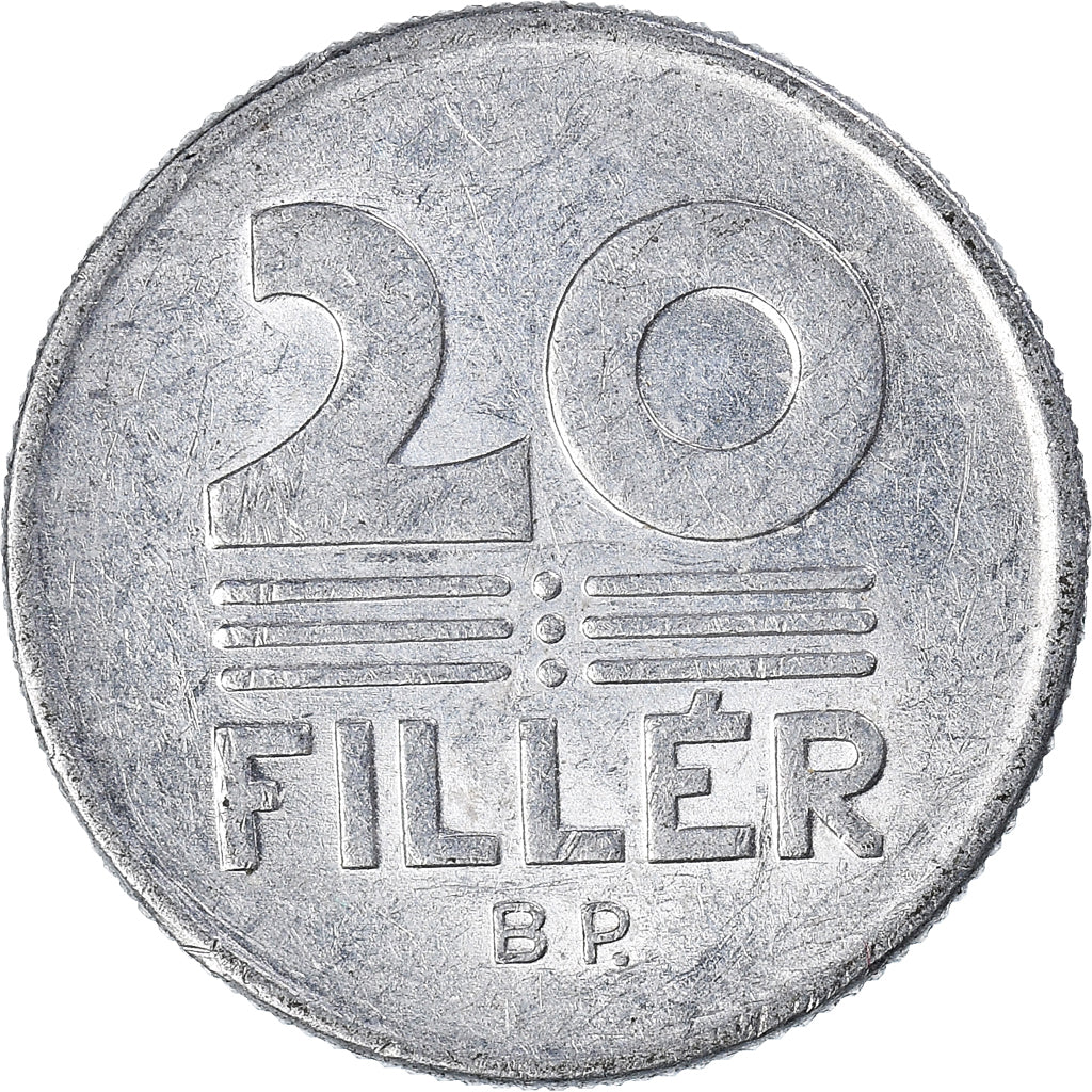 Moeda, Hungria, 20 Fillér, 1987