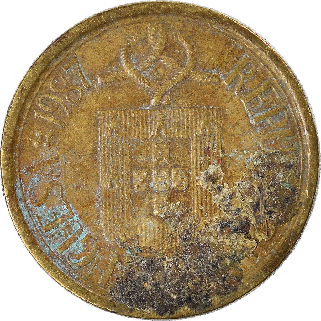 Moneta, Portogallo, 10 Escudos, 1987