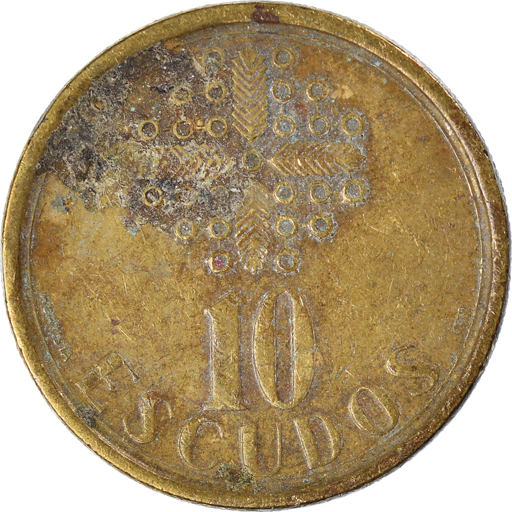 Moneta, Portogallo, 10 Escudos, 1987