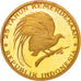 INDONESIA, 2000 Rupiah, 1970, KM #28, AU(55-58), Gold, 4.87