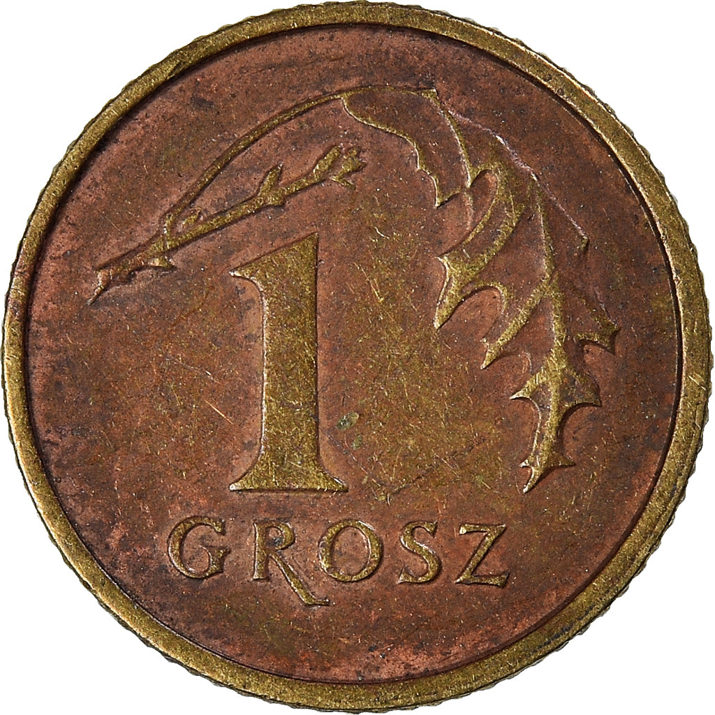 Moneta, Polonia, Grosz, 1990