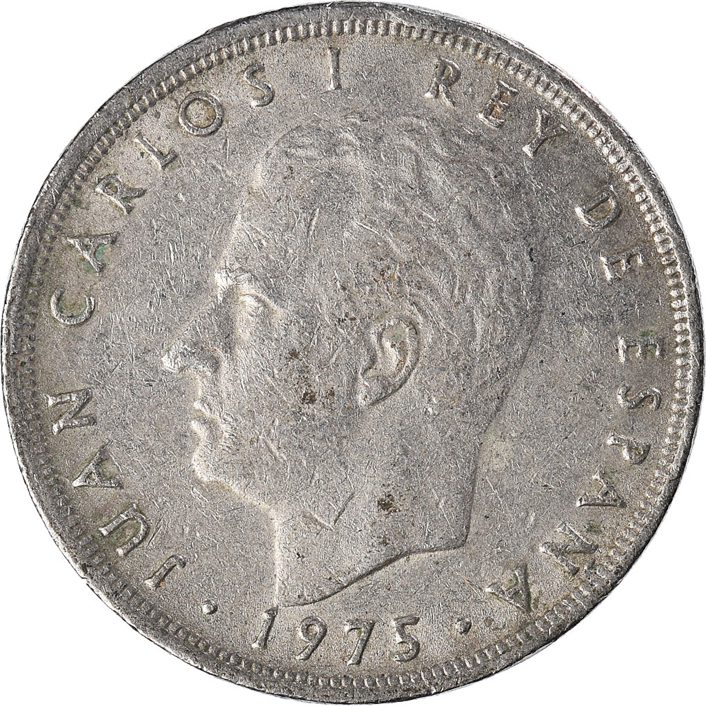 Moneta, Spagna, 5 Pesetas, 1975 (76)