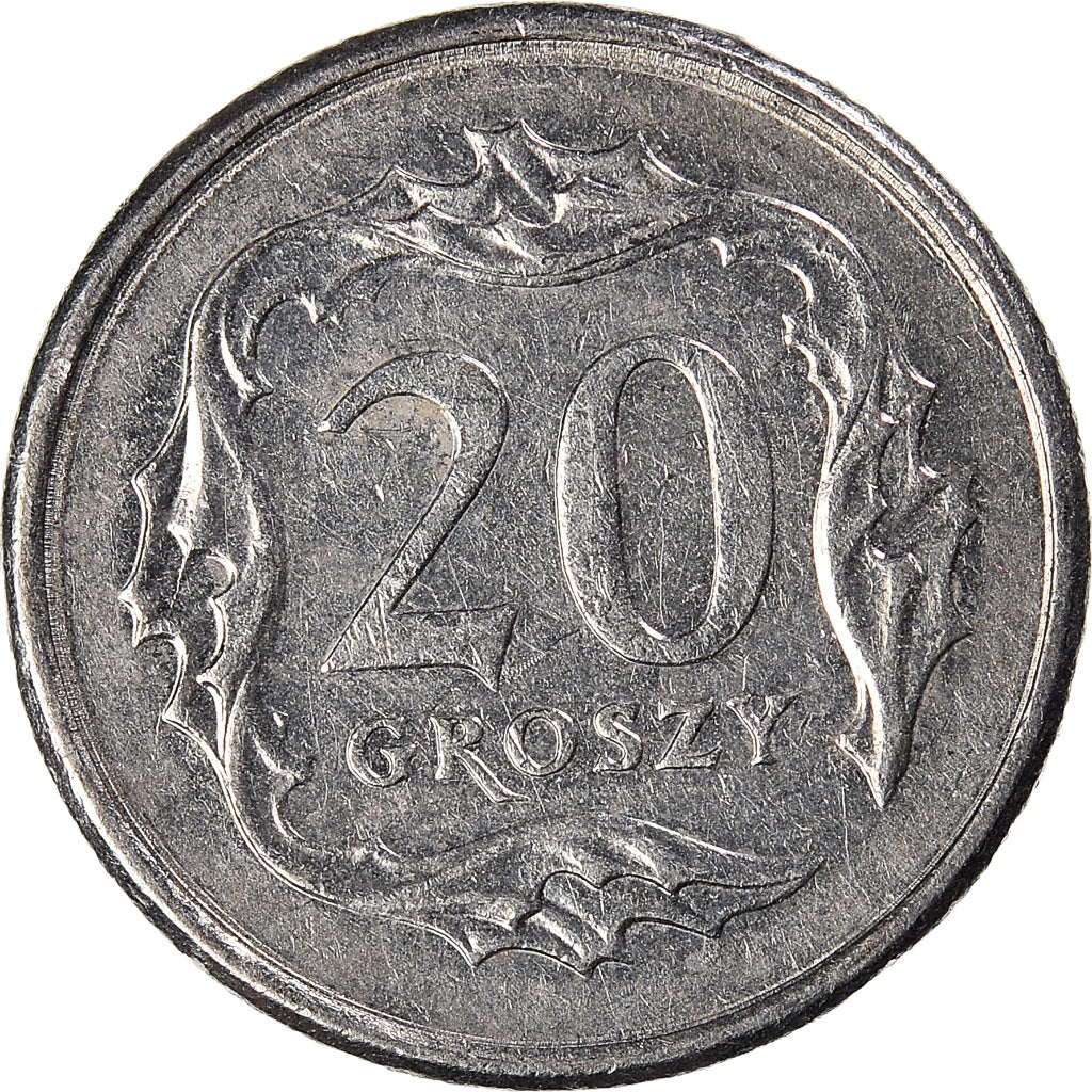 Münze, Polen, 20 Groszy, 2008