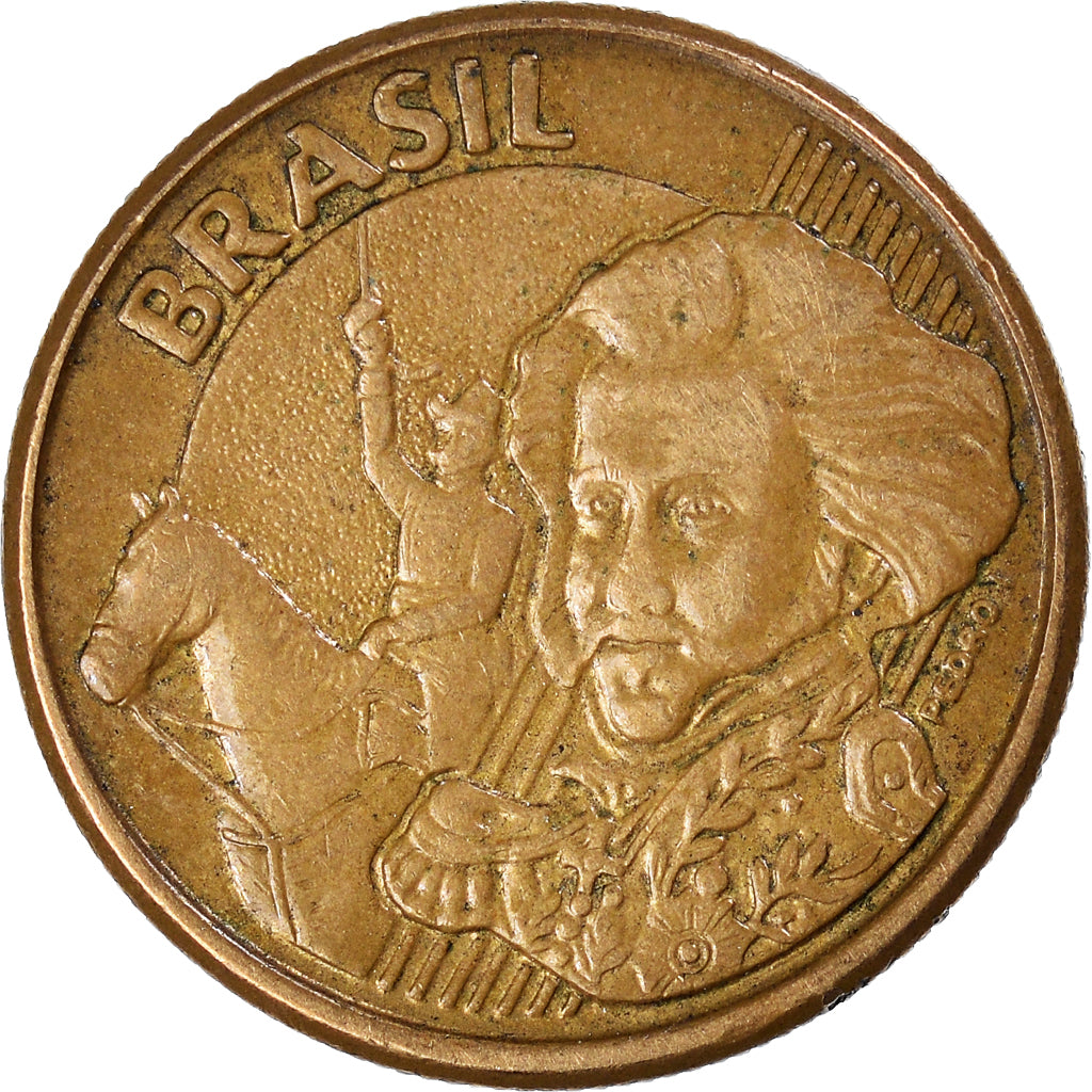 Coin, Brazil, 10 Centavos, 2004