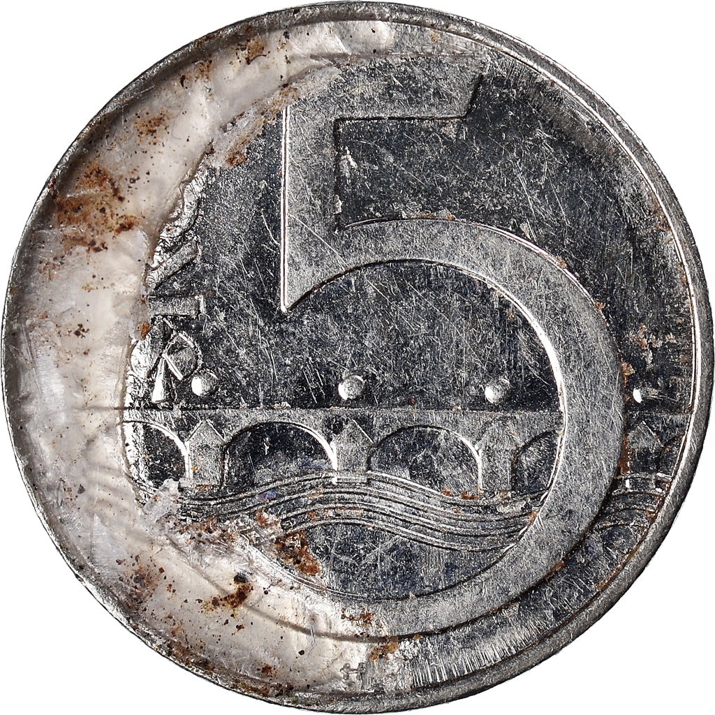 Moneta, Repubblica Ceca, 5 Korun, 1994