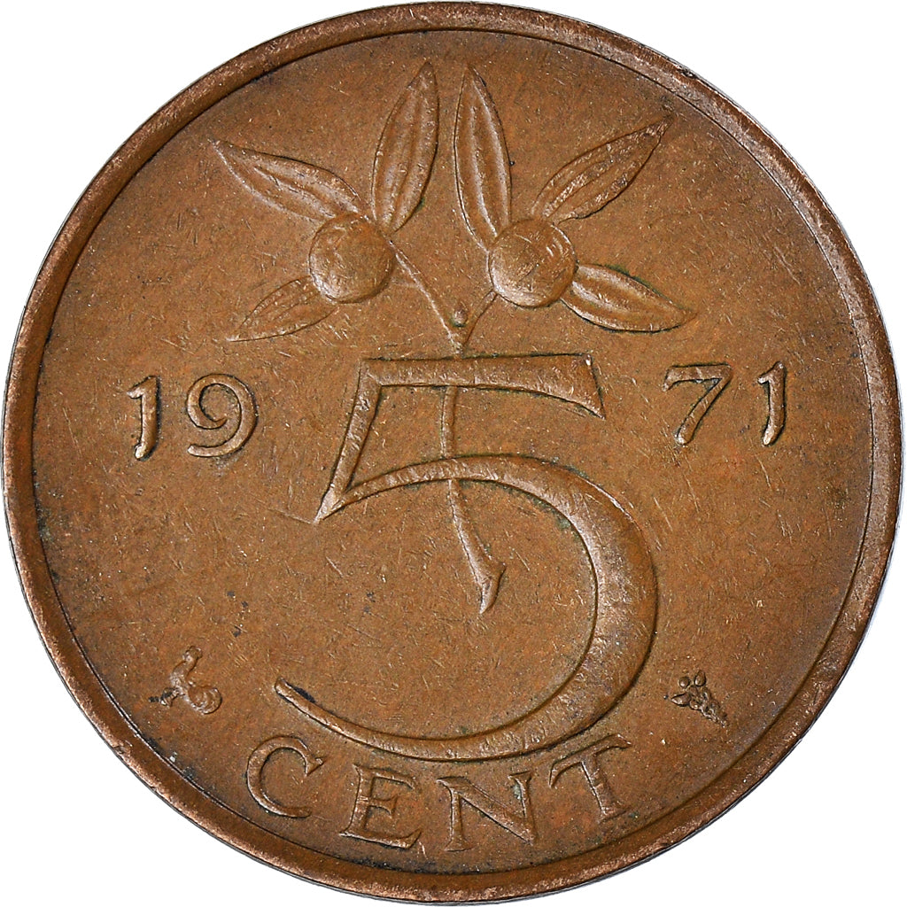 Moneta, Holandia, 5 Cents, 1971