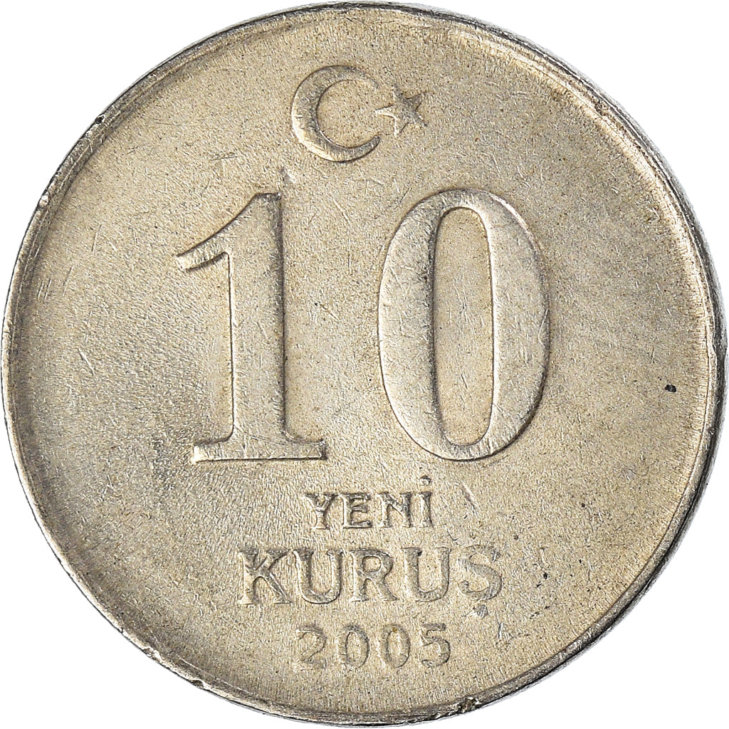 Moneta, Turchia, 10 New Kurus, 2005