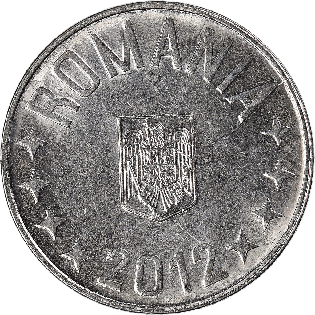 Moeda, Roménia, 10 Bani, 2012