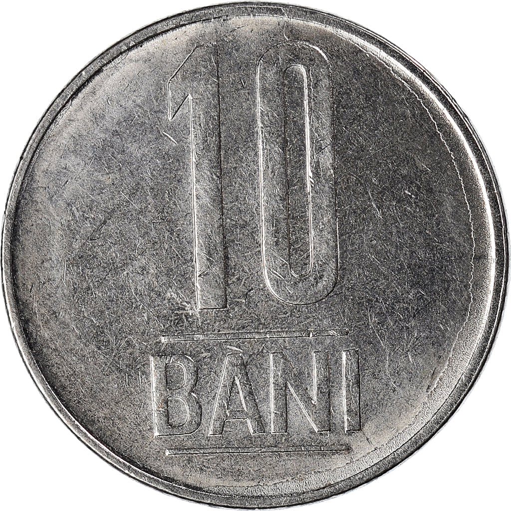 Moeda, Roménia, 10 Bani, 2012