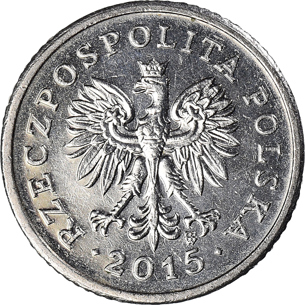 Münze, Polen, 10 Groszy, 2015