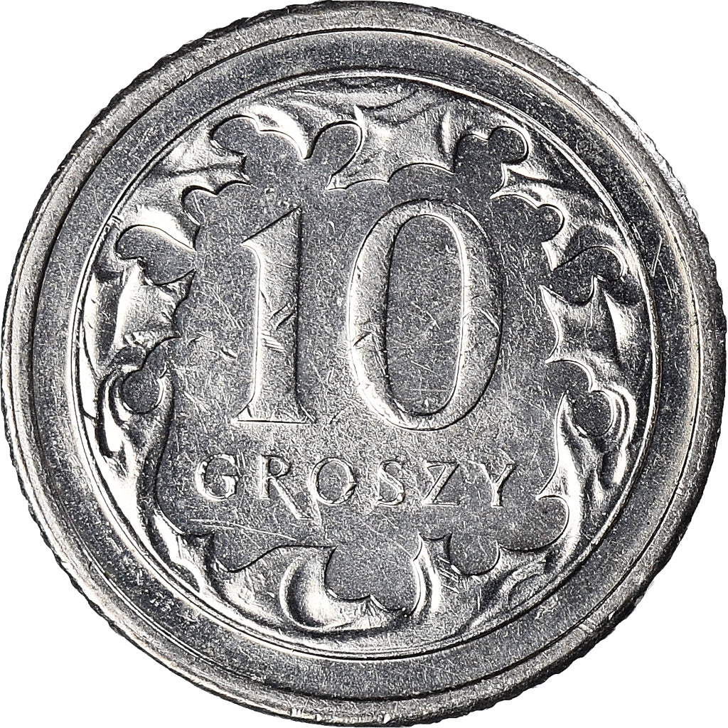 Münze, Polen, 10 Groszy, 2015