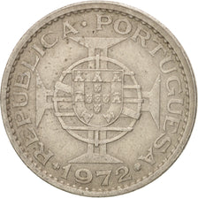 ANGOLA, 5 Escudos, 1972, KM #81, EF(40-45), Copper-Nickel, 6.96