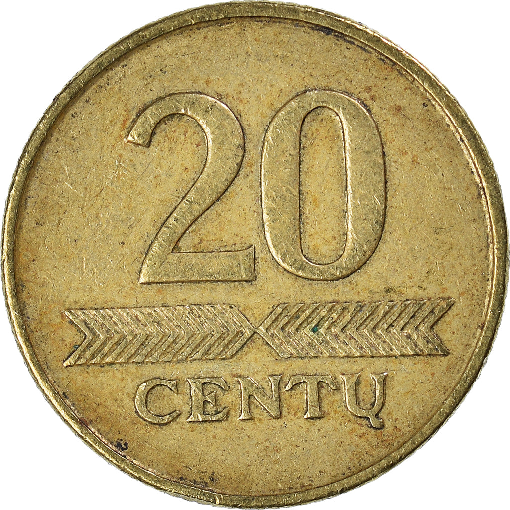 Moneda, Lituania, 20 Centu, 1997