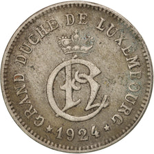 Coin, Luxembourg, Charlotte, 10 Centimes, 1924, EF(40-45), Copper-nickel, KM:34