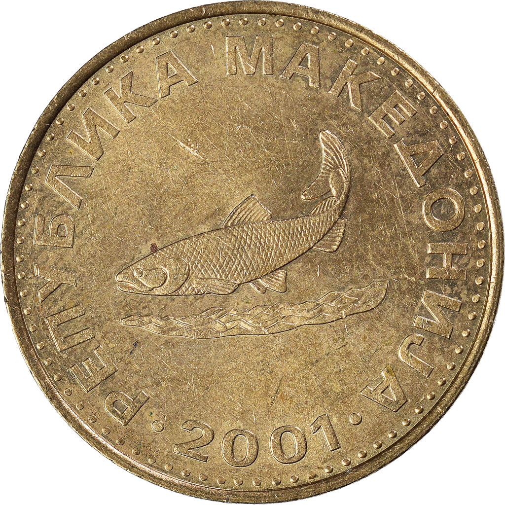 Monnaie, Macédoine, 2 Denari, 2001