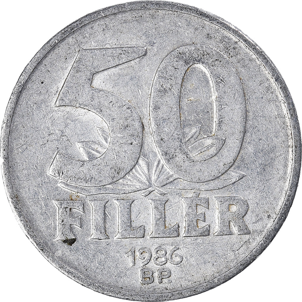 Moneta, Ungheria, 50 Fillér, 1986