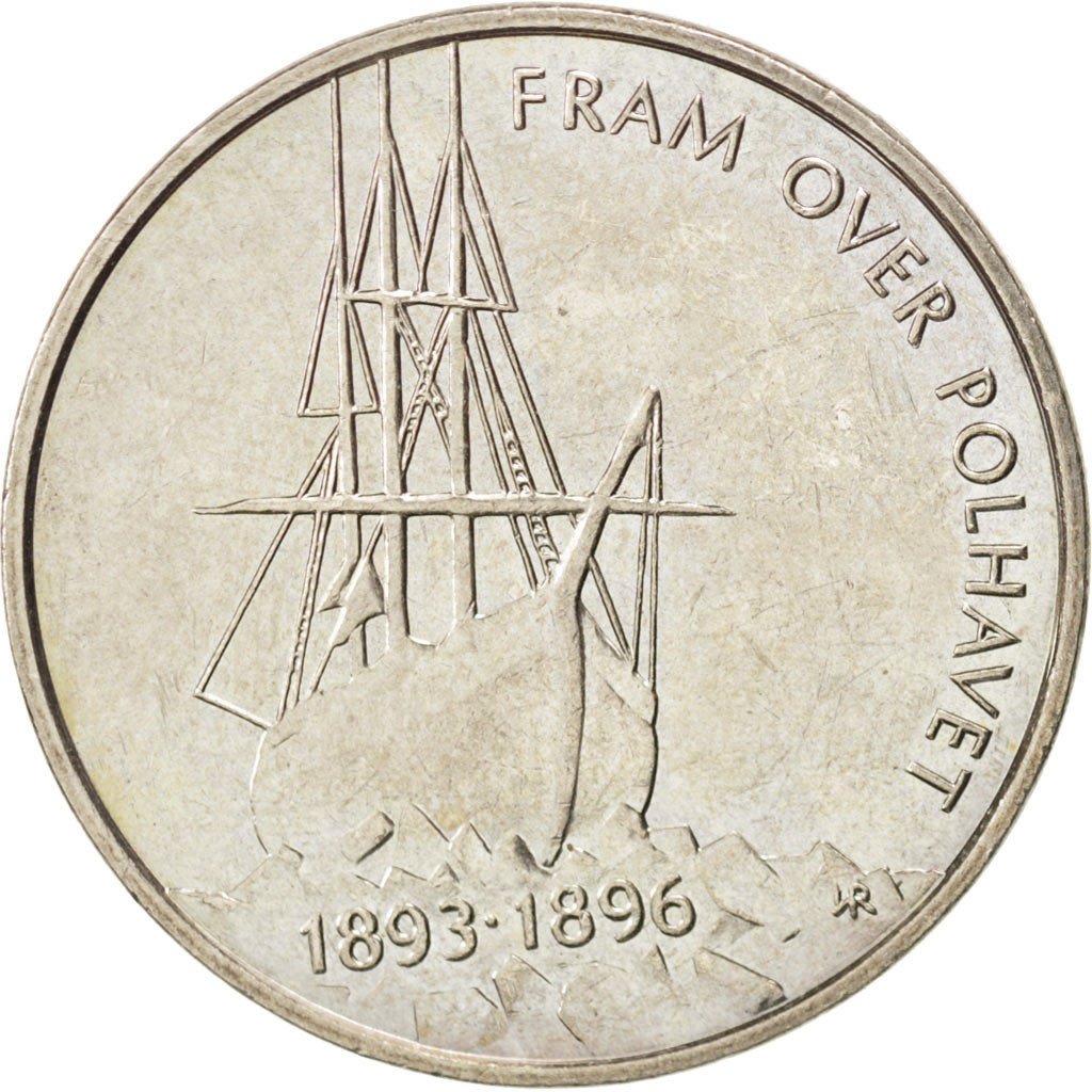 Norvège, Harald V, 5 Kroner 1996, KM 459