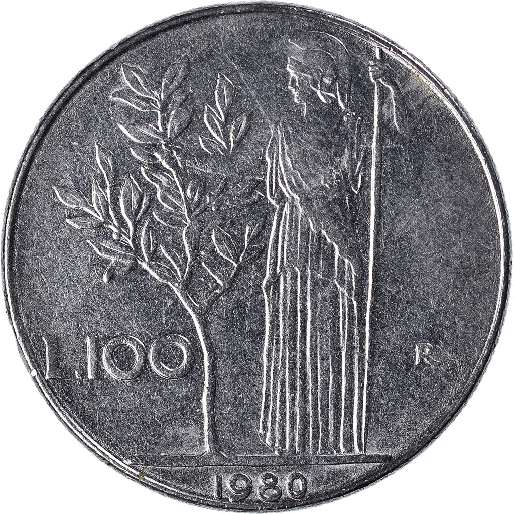 Moneta, Italia, 100 Lire, 1980