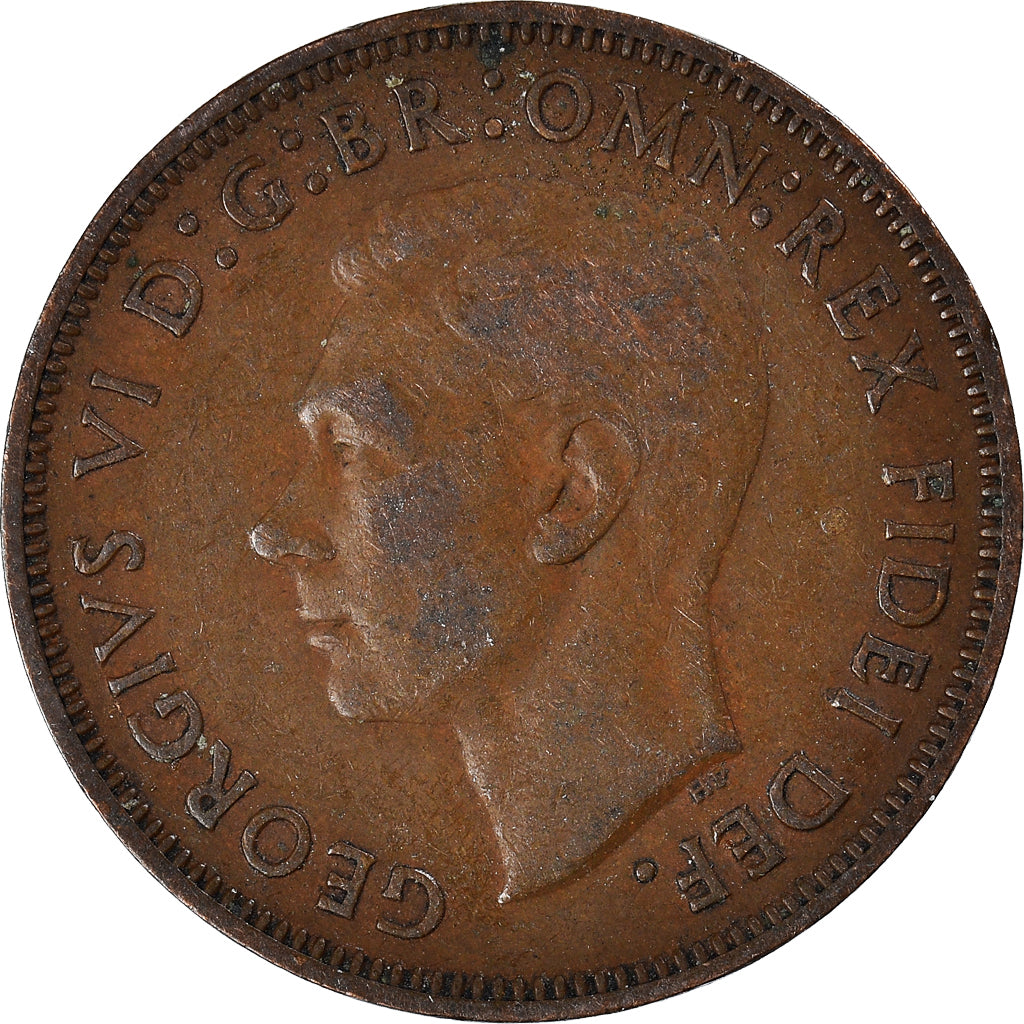 Coin, Great Britain, 1/2 Penny, 1952
