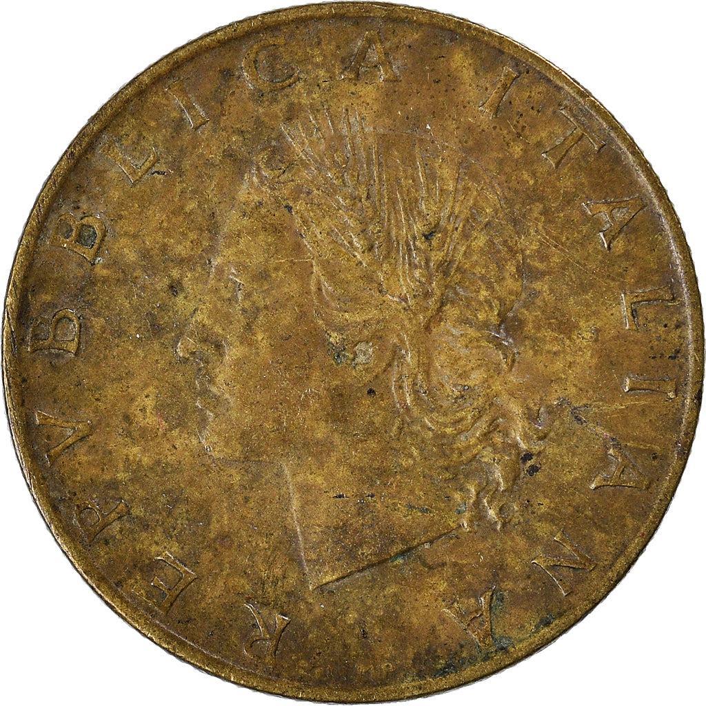 Monnaie, Italie, 20 Lire, 1958