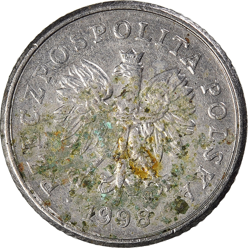 Moneta, Polonia, 10 Groszy, 1998
