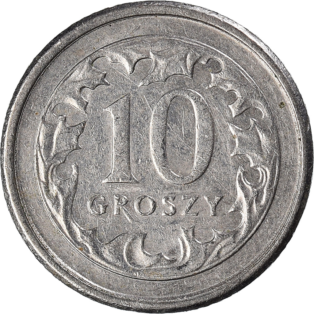 Moneta, Polonia, 10 Groszy, 1998