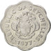 SEYCHELLES, 5 Cents, 1977, British Royal Mint, KM #31, MS(63), Aluminum, 0.79