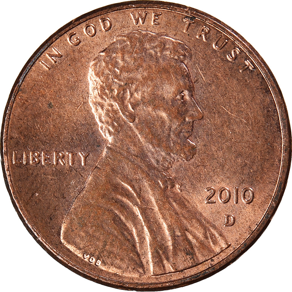Münze, Vereinigte Staaten, Cent, 2010