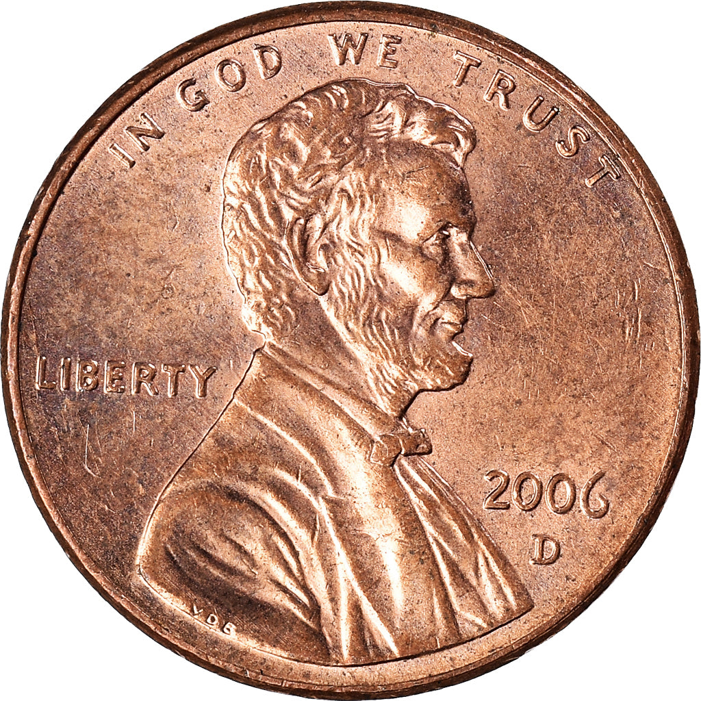 Moeda, Estados Unidos da América, Cent, 2006
