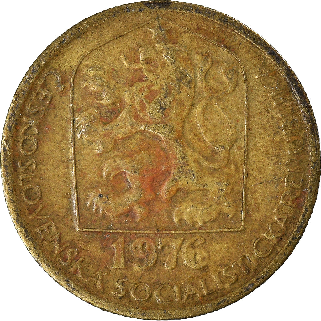 Münze, Tschechoslowakei, 20 Haleru, 1976