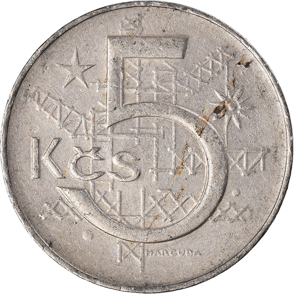 Münze, Tschechoslowakei, 5 Korun, 1979