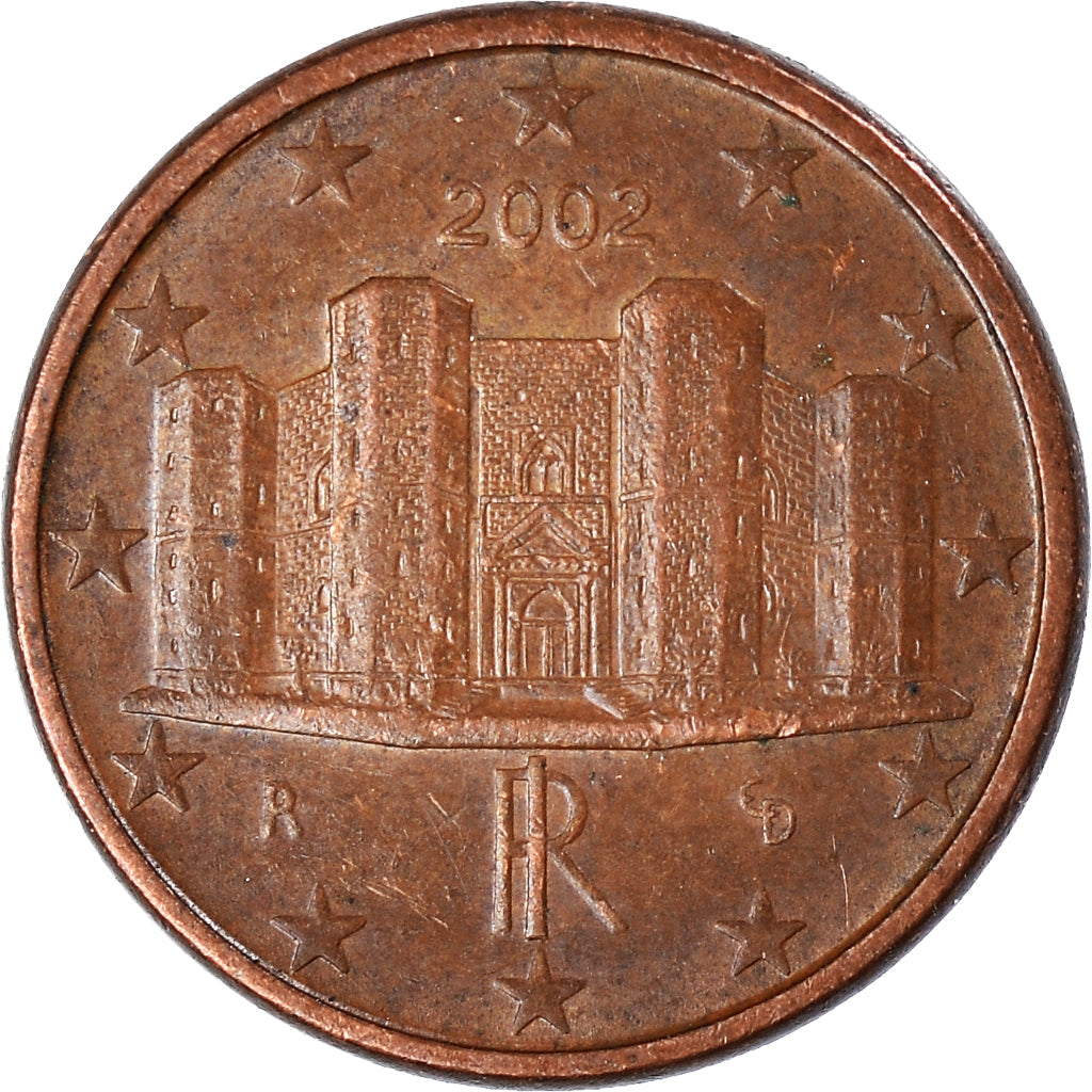 Monnaie, Italie, Euro Cent, 2002