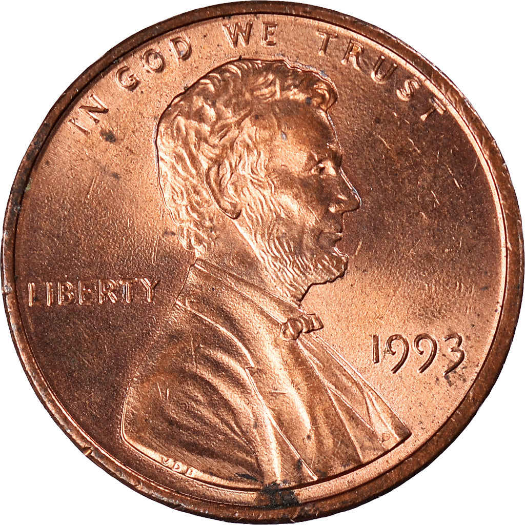 Moneta, Stati Uniti, Cent, 1993